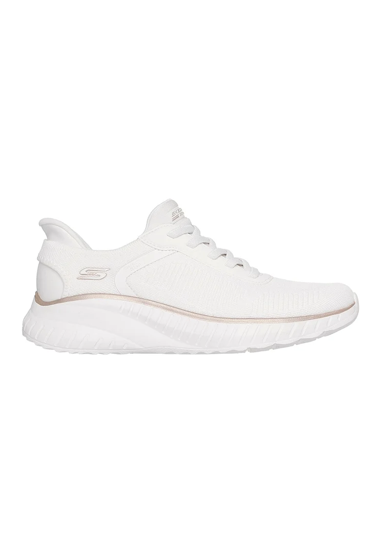 Pantofi sport Slip-ins™ BOBS din material textil, Auriu/Alb optic