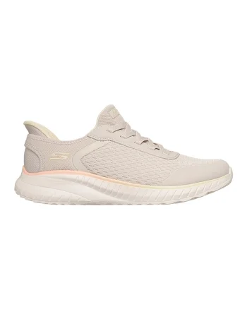 Pantofi sport slip-ins Bobs Squad Chaos, Piersica/Bej deschis