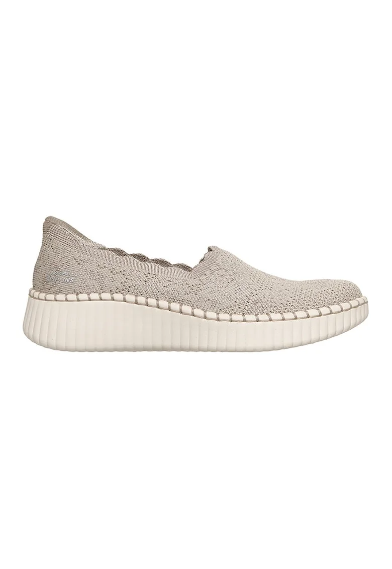 Pantofi slip-ons din material textil Wilshire True Charm, Maro taupe deschis