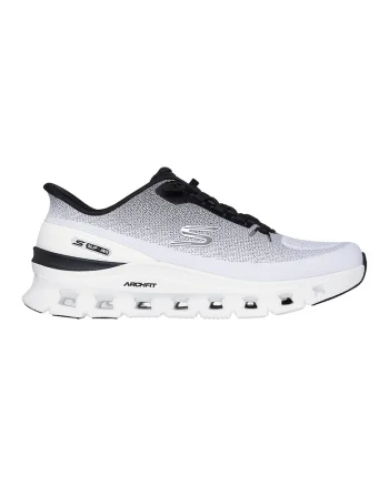 Pantofi sport slip-ins cu logo Arch Fit Glide-Step Pro, Negru/Albastru glaciar