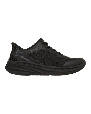 Pantofi sport Bobs Skillz Slip-ins cu model uni, Negru