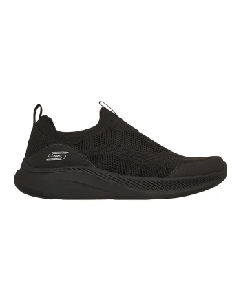 Pantofi sport slip-on din material textil Bobs Moda Flex, Negru/Gri deschis