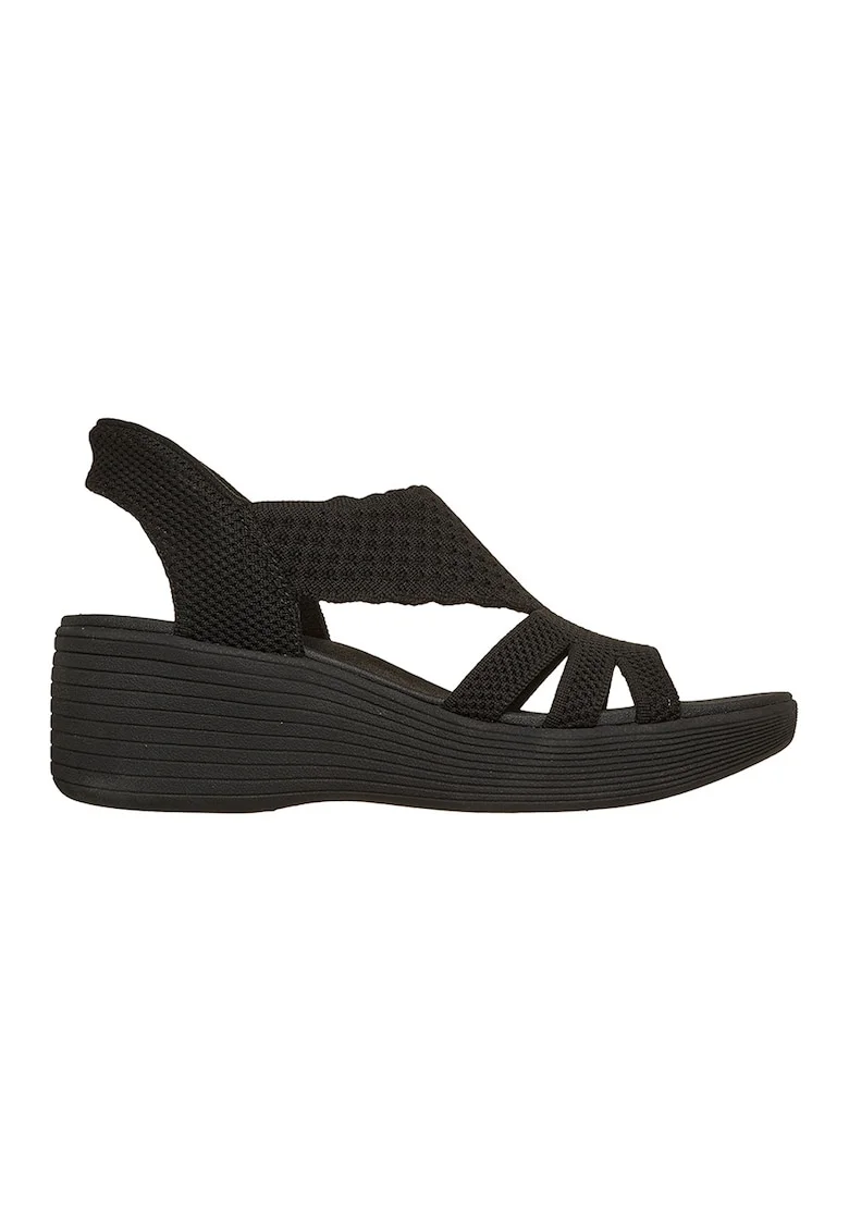 Sandale cu talpa wedge Slip-ins™ Parallel Lite, Negru