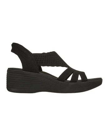 Sandale cu talpa wedge Slip-ins™ Parallel Lite, Negru