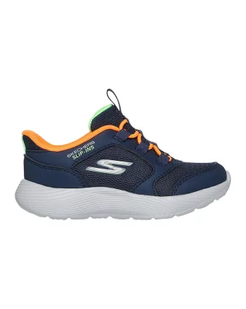 Pantofi sport Dyna-Lite Turbo- Brisk slip-ins, Portocaliu/Bleumarin