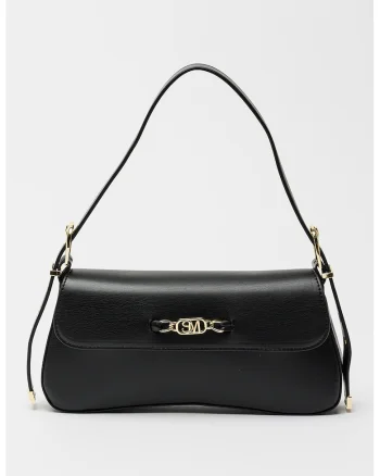 Geanta crossbody de piele ecologica cu bareta ajustabila Balicent, Negru