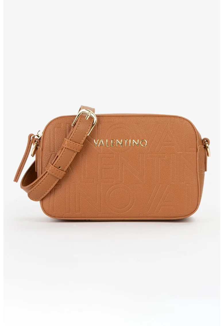 Geanta crossbody din piele ecologica Pansy, Caramel