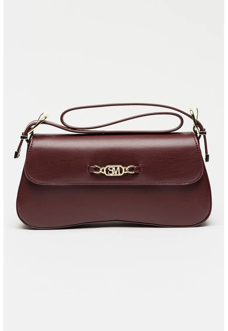 Geanta crossbody de piele ecologica cu bareta ajustabila Balicent, Violet