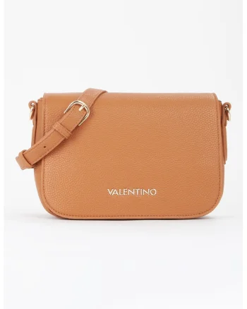Geanta crossbody cu clapa Brixton, Caramel