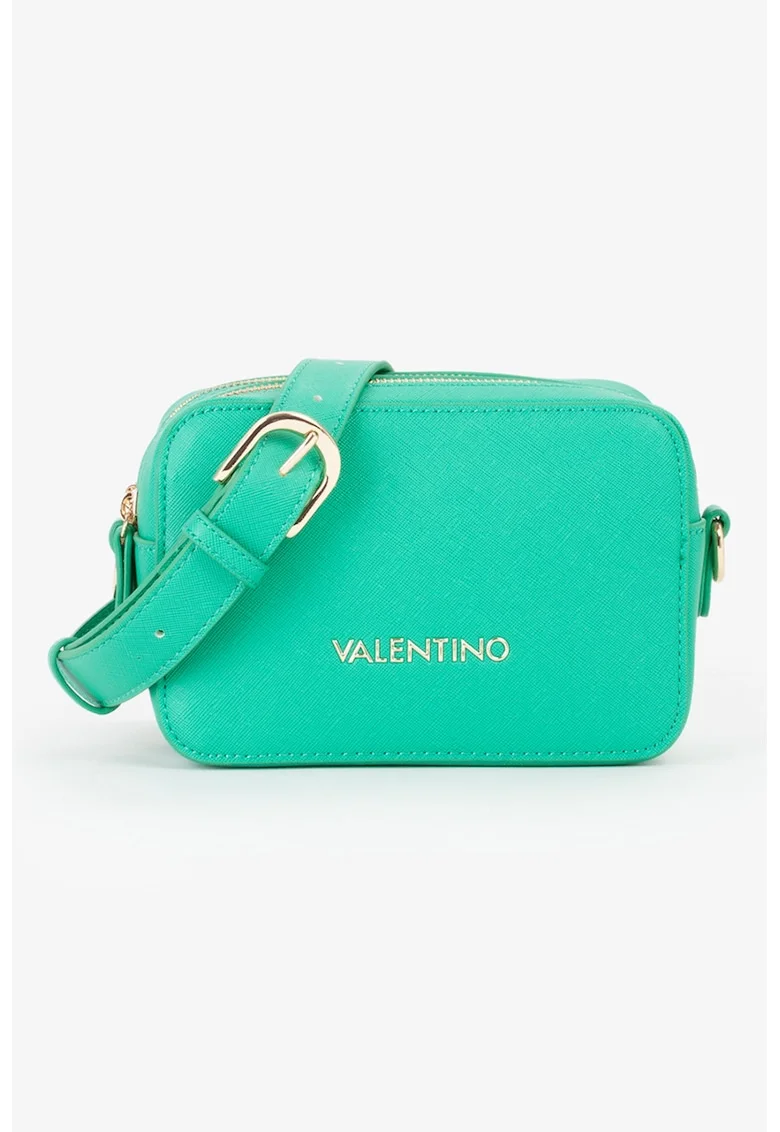 Geanta crossbody de piele ecologica Zero, Turcoaz