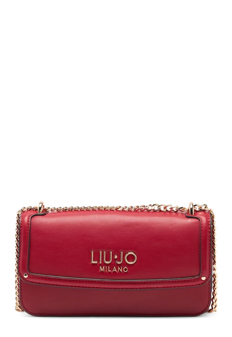 Geanta crossbody cu bareta convertibila din lant, Rosu