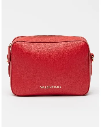Geanta crossbody cu bareta detasabila Brixton, Rosu capsuna
