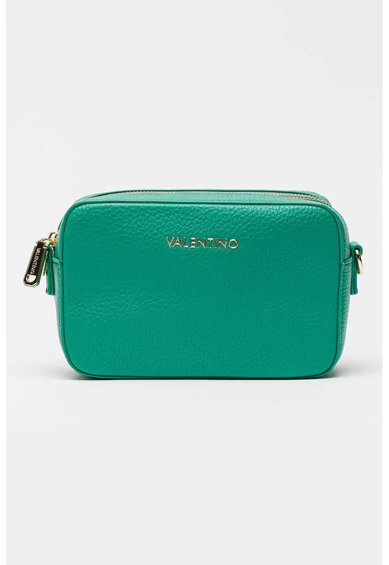 Geanta crossbody cu bareta intersanjabila de umar, Verde aquamarin