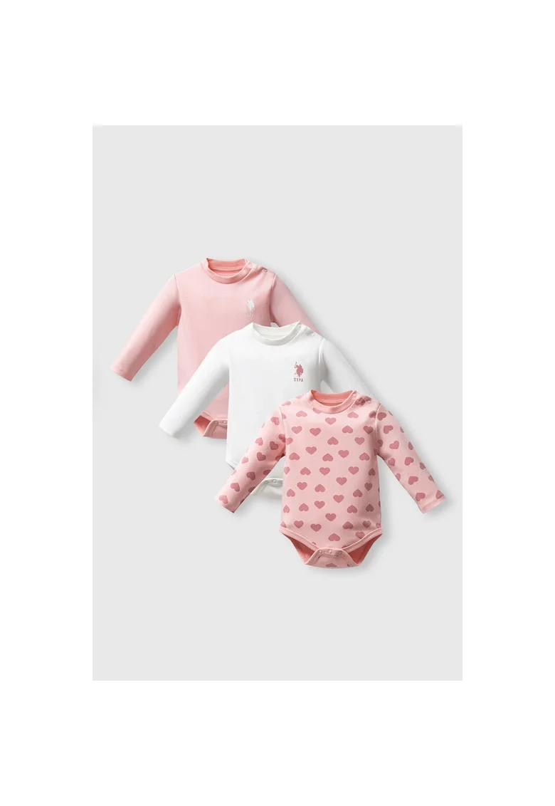 Body bebelusi, USB2710-LIGHT PINK, Roz