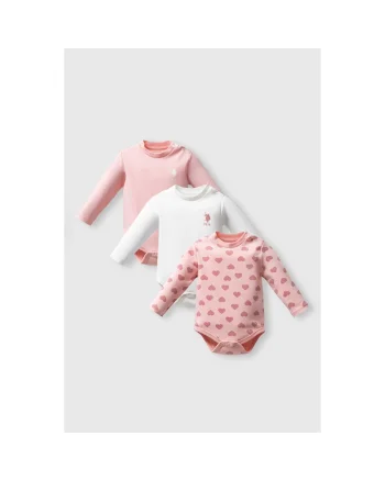 Body bebelusi, USB2710-LIGHT PINK, Roz