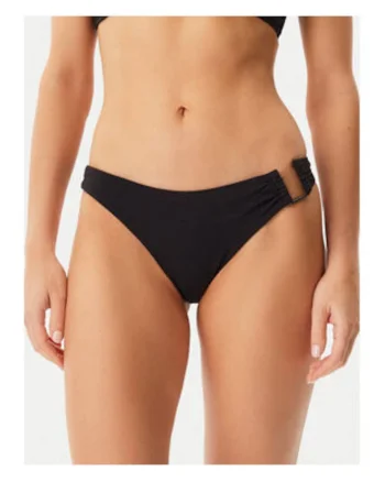 Slip de bikini dama,  negru, 80% poliamida reciclata, 20% elastan, Negru