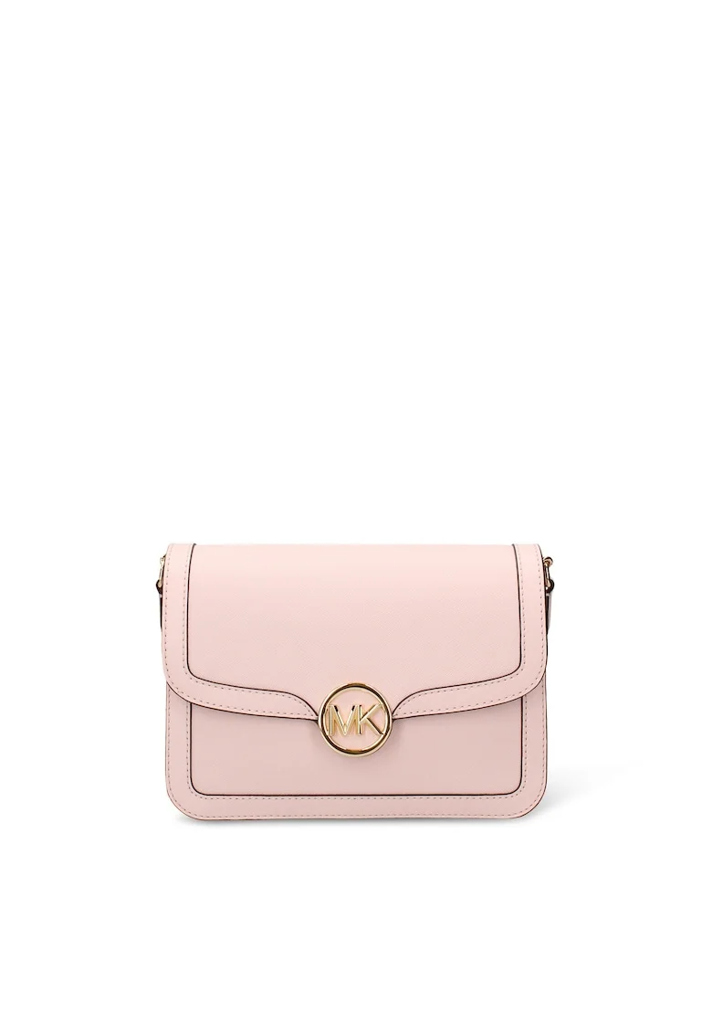 Geanta crossbody cu clapa Elowyn Chic, Roz pastel