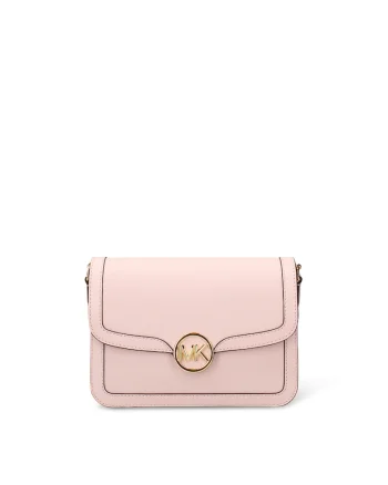 Geanta crossbody cu clapa Elowyn Chic, Roz pastel
