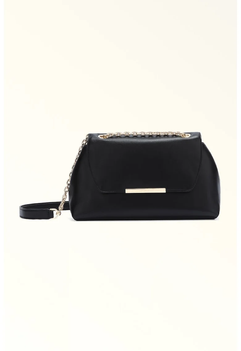 Geanta crossbody din piele Nadia, Negru