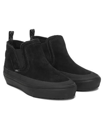 Tenisi unisex  MTE Mid-Slip, piele naturala, negru