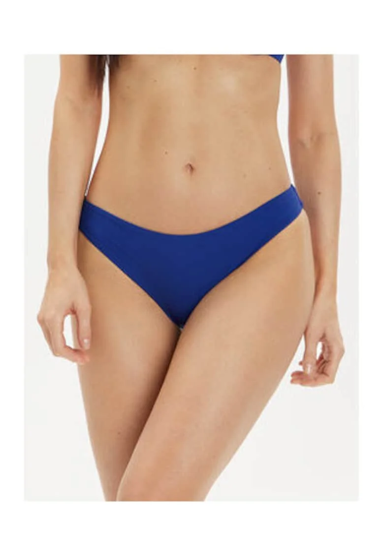 Slip de bikini dama,  poliamida si elastan, Bleumarin