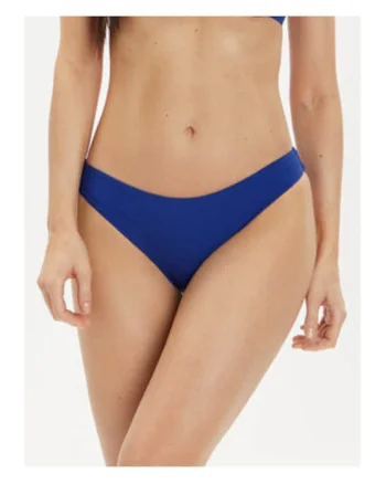 Slip de bikini dama,  poliamida si elastan, Bleumarin