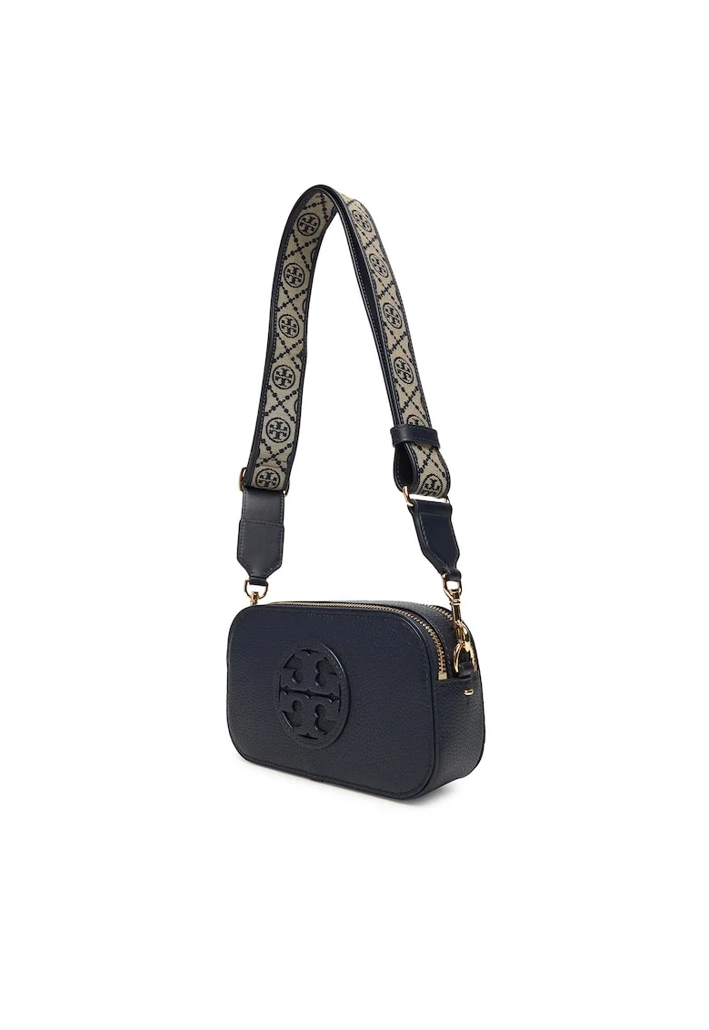 Geanta dama  Mini Miller Crossbody, piele naturala, culoare navy