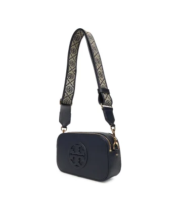 Geanta dama  Mini Miller Crossbody, piele naturala, culoare navy