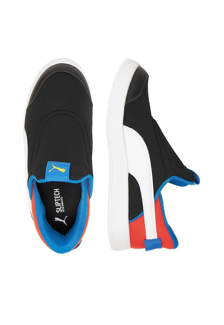 Pantofi copii,  COURTFLEX V3 SLIPTEC, multicolor, tesatura textila