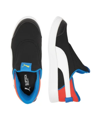 Pantofi copii,  COURTFLEX V3 SLIPTEC, multicolor, tesatura textila