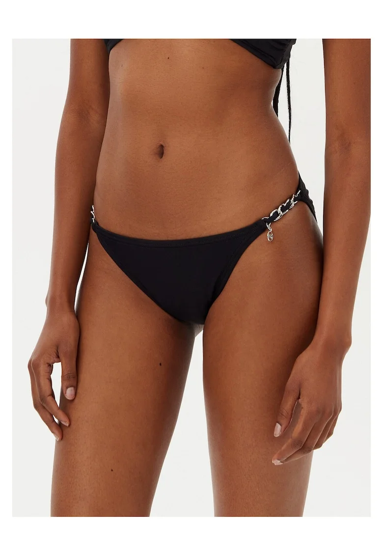 Slip de baie bikini,  negru, pentru femei