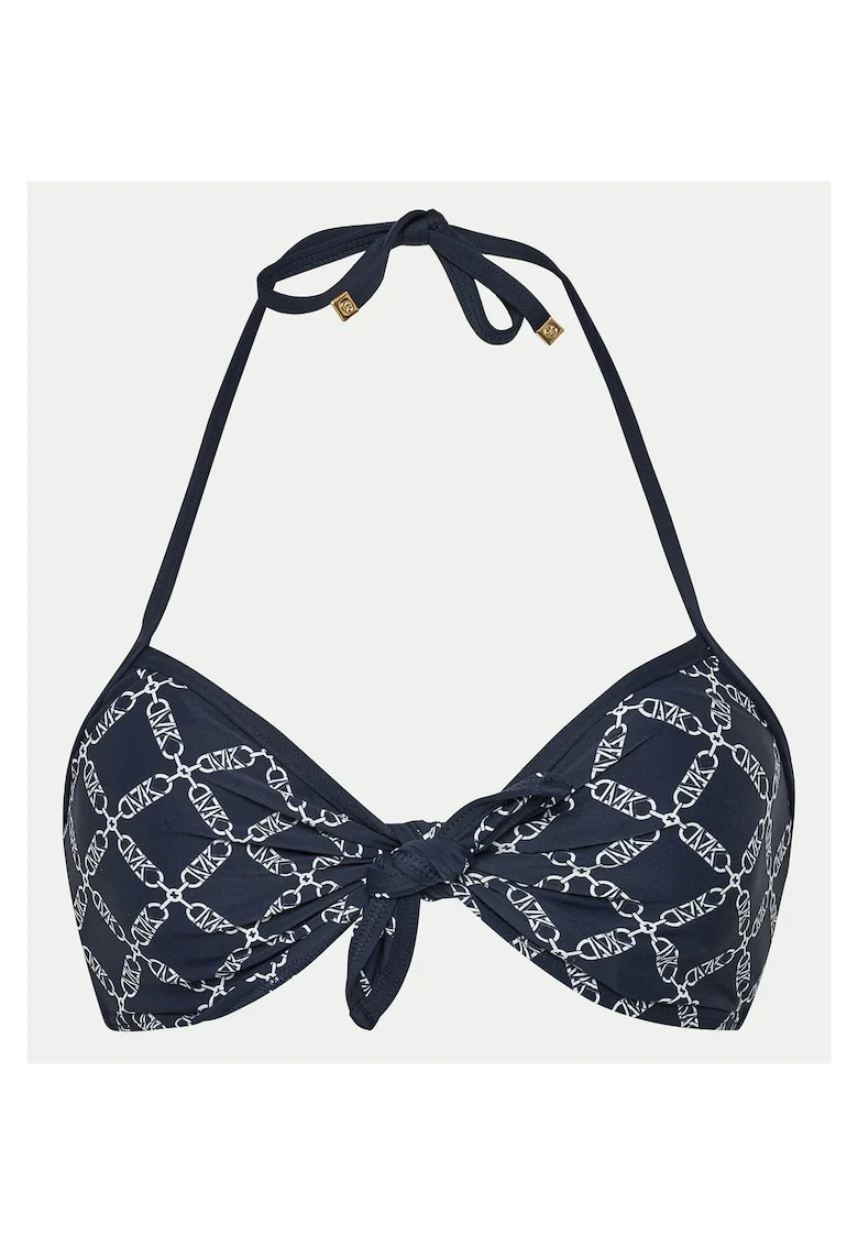 Sutien de bikini dama  bleumarin/alb