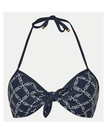 Sutien de bikini dama  bleumarin/alb