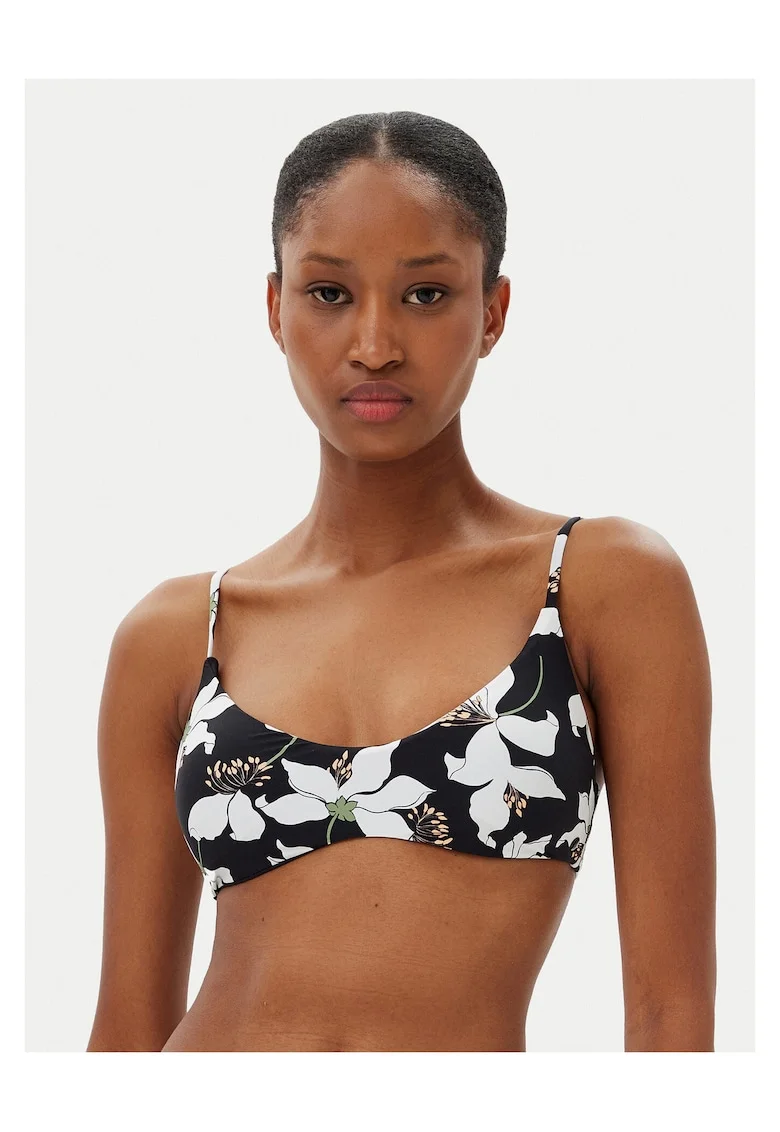 Sutien de baie dama,  negru/alb,
