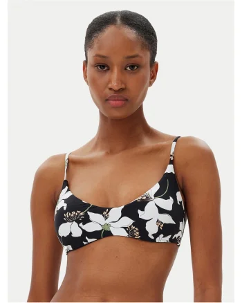 Sutien de baie dama,  negru/alb,