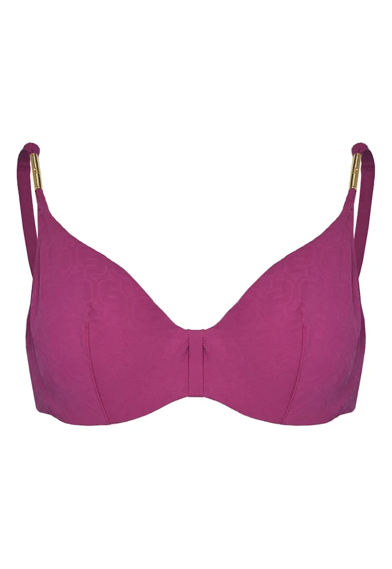 Sutien de baie dama,  roz inchis,