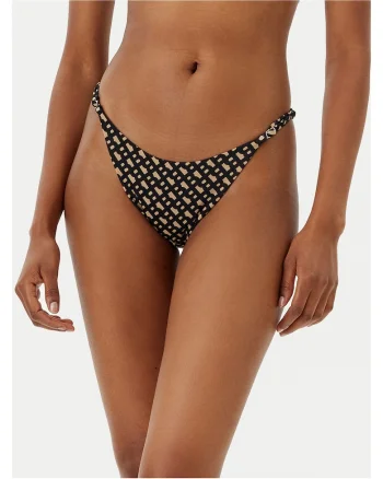 Slip de baie dama,  maro/negru