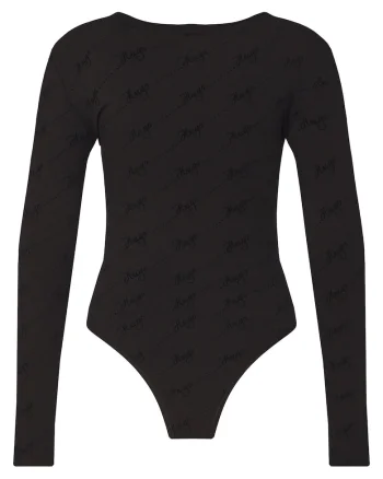 Body de dama  negru, elastic