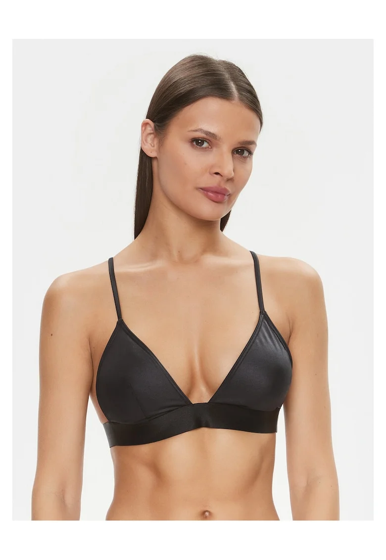 Sutien de baie dama,  top bikini, negru