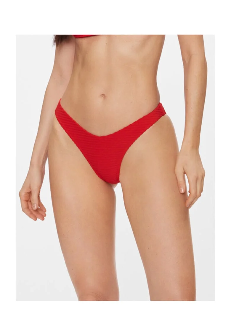Slip de baie dama  rosu aprins