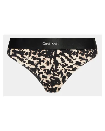 Slip de baie dama,  bej/negru,