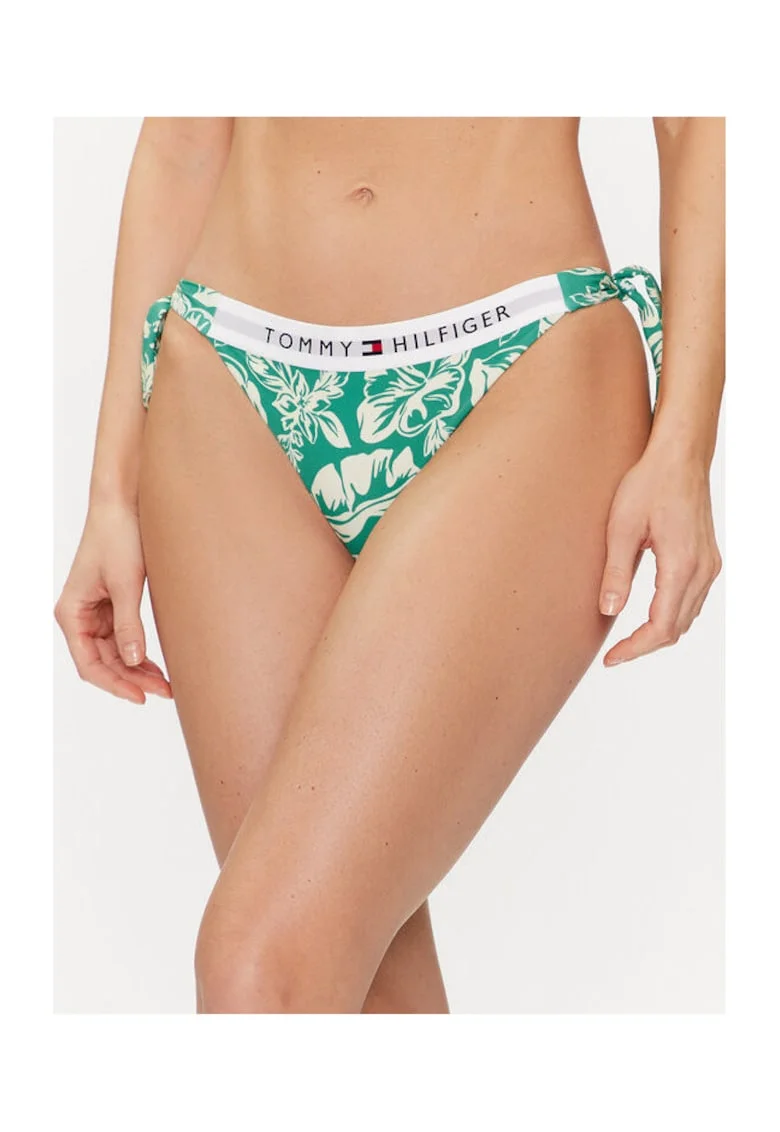Slip de baie dama,, Verde/Bej