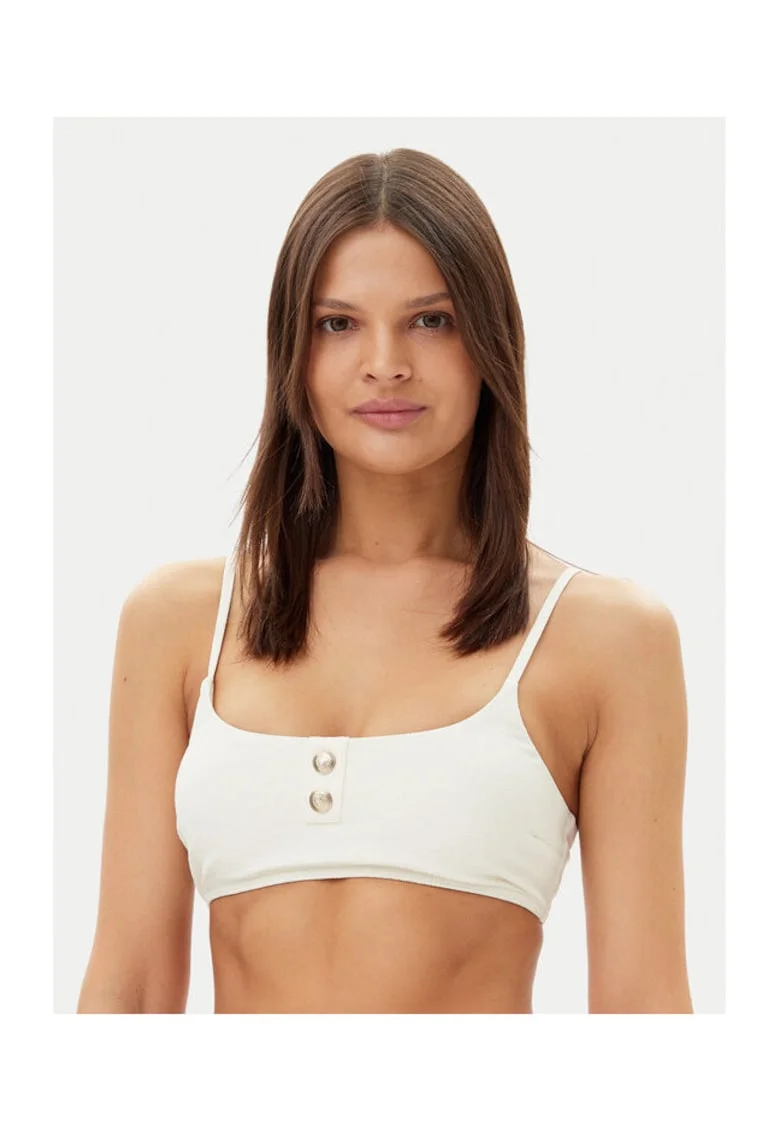 Sutien de bikini dama,  bej, sintetic, Ecru