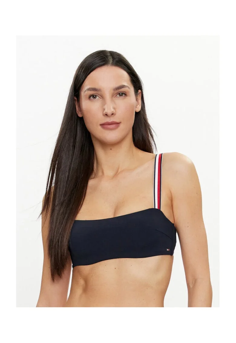 Sutien de baie dama,  bleumarin, cu bretele,