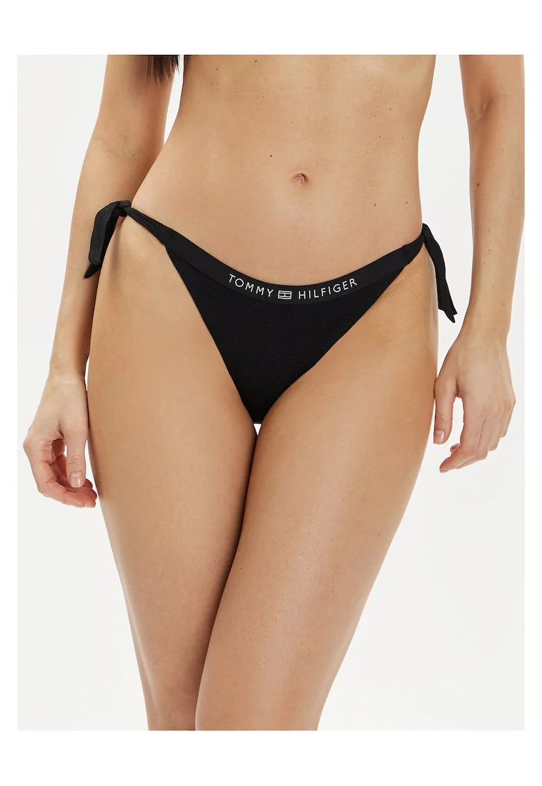 Slip de bikini dama  negru, elastic,