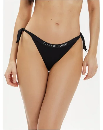 Slip de bikini dama  negru, elastic,