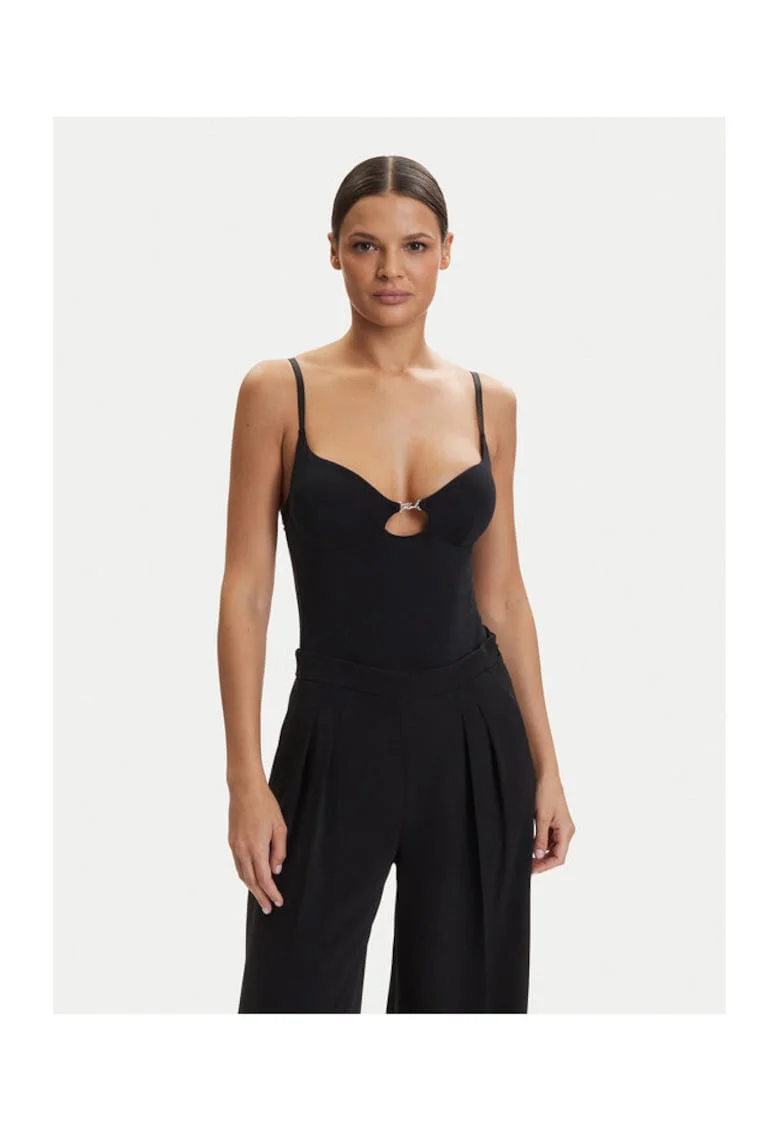 Body dama  negru, elastic