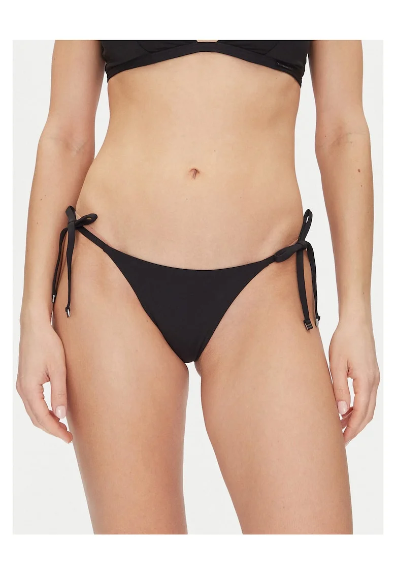 Slip de baie dama,  negru, stil simplu