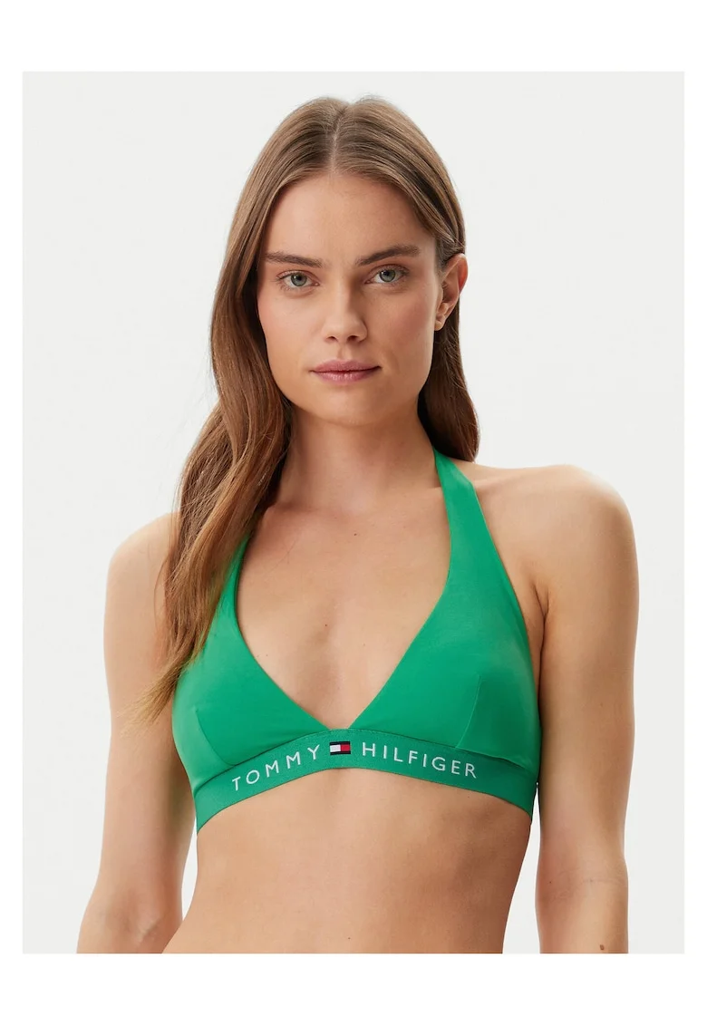 Sutien de baie dama,  verde inchis, elastic,