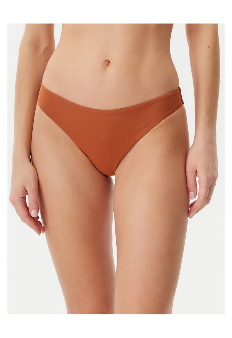 Slip de baie dama,  maro, material elastic